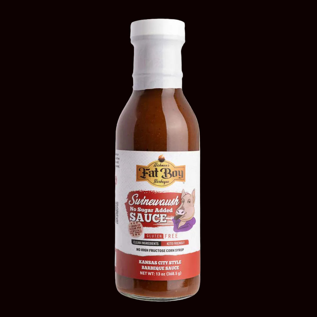 Swinewaush No Sugar Added Gluten Free Natural BBQ Sauce