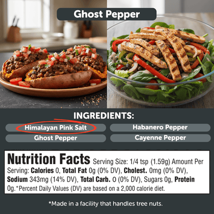 Ghost Pepper Hot Himalayan Salt