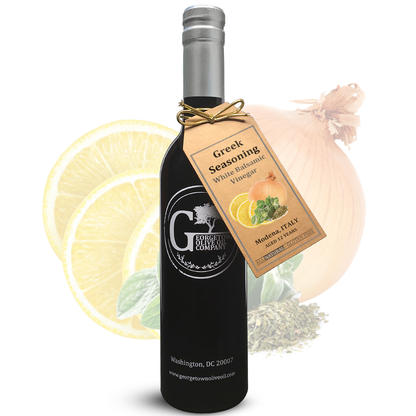 GREEK SEASONING WHITE BALSAMIC VINEGAR