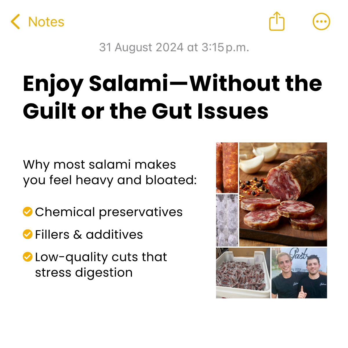 Red Wine & Garlic Salami