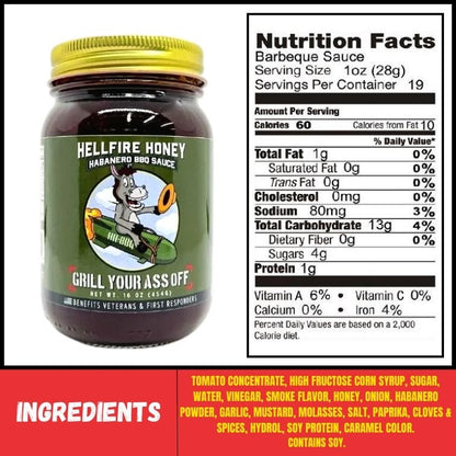 Hellfire Honey Habanero Bbq Sauce