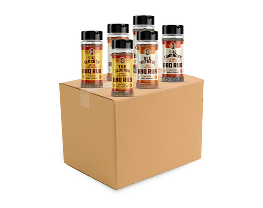 Q Sauce Half Case Assorted Rubs
