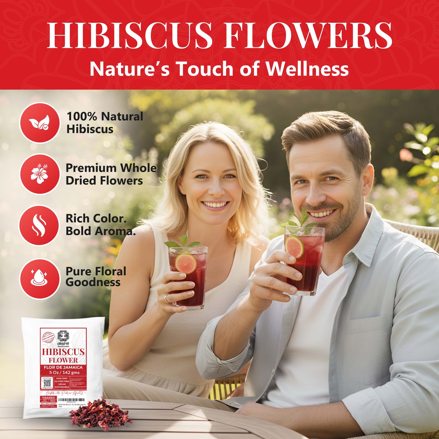 Dried Hibiscus Flowers
