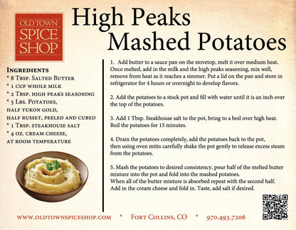 High Peaks Seasoning