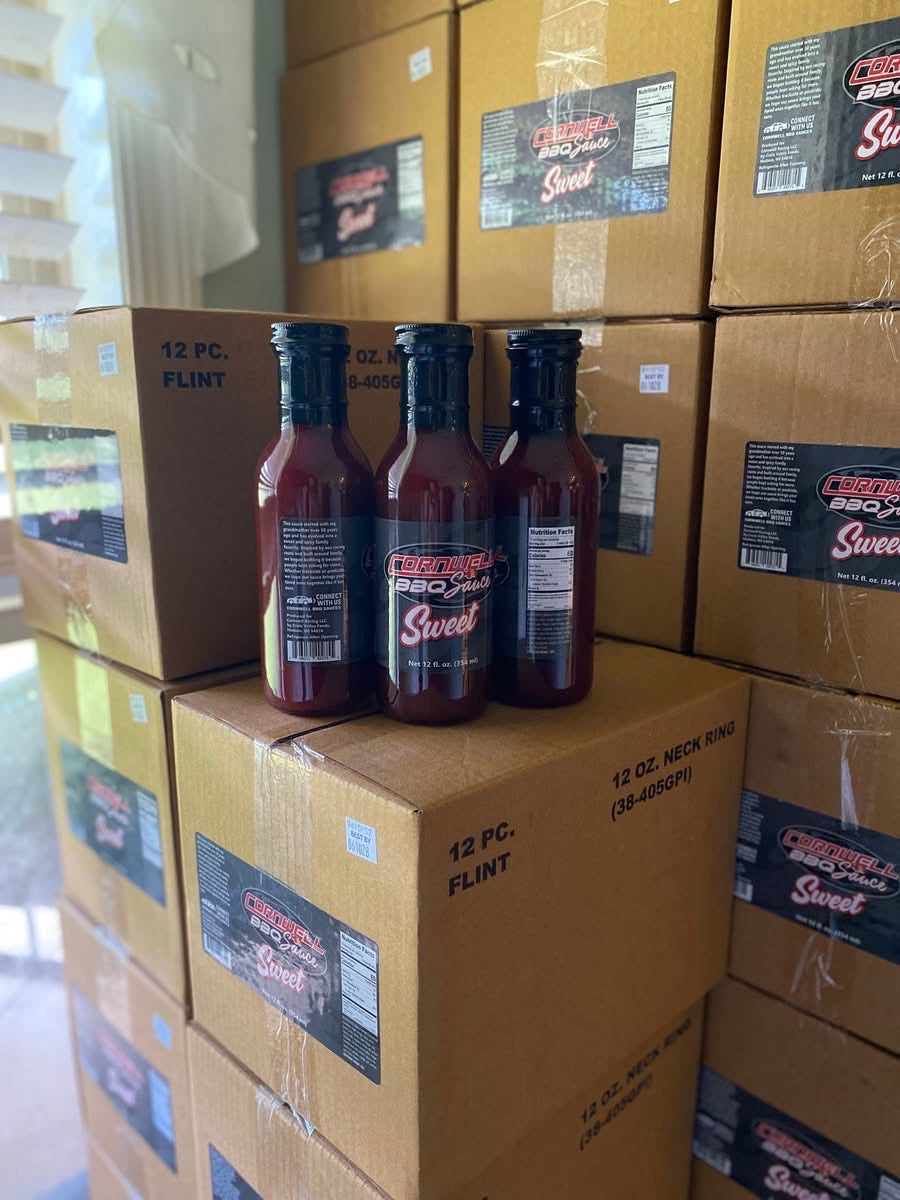 Case of Cornwell Sweet BBQ Sauce