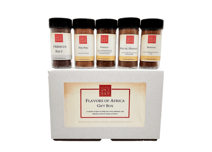 Flavors of Africa Gift Box - 5-Piece Gourmet African Spice & Seasoning Set