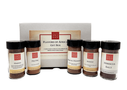 Flavors of Africa Gift Box - 5-Piece Gourmet African Spice & Seasoning Set