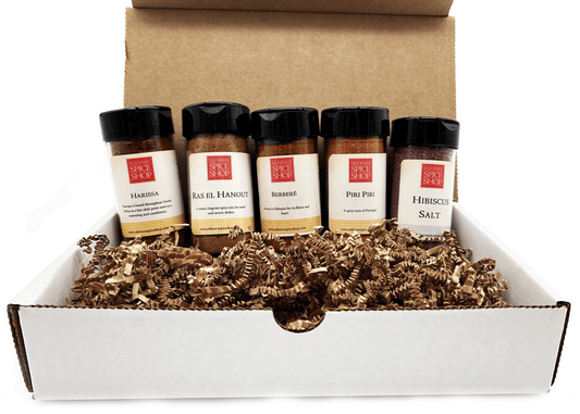 Flavors of Africa Gift Box - 5-Piece Gourmet African Spice & Seasoning Set