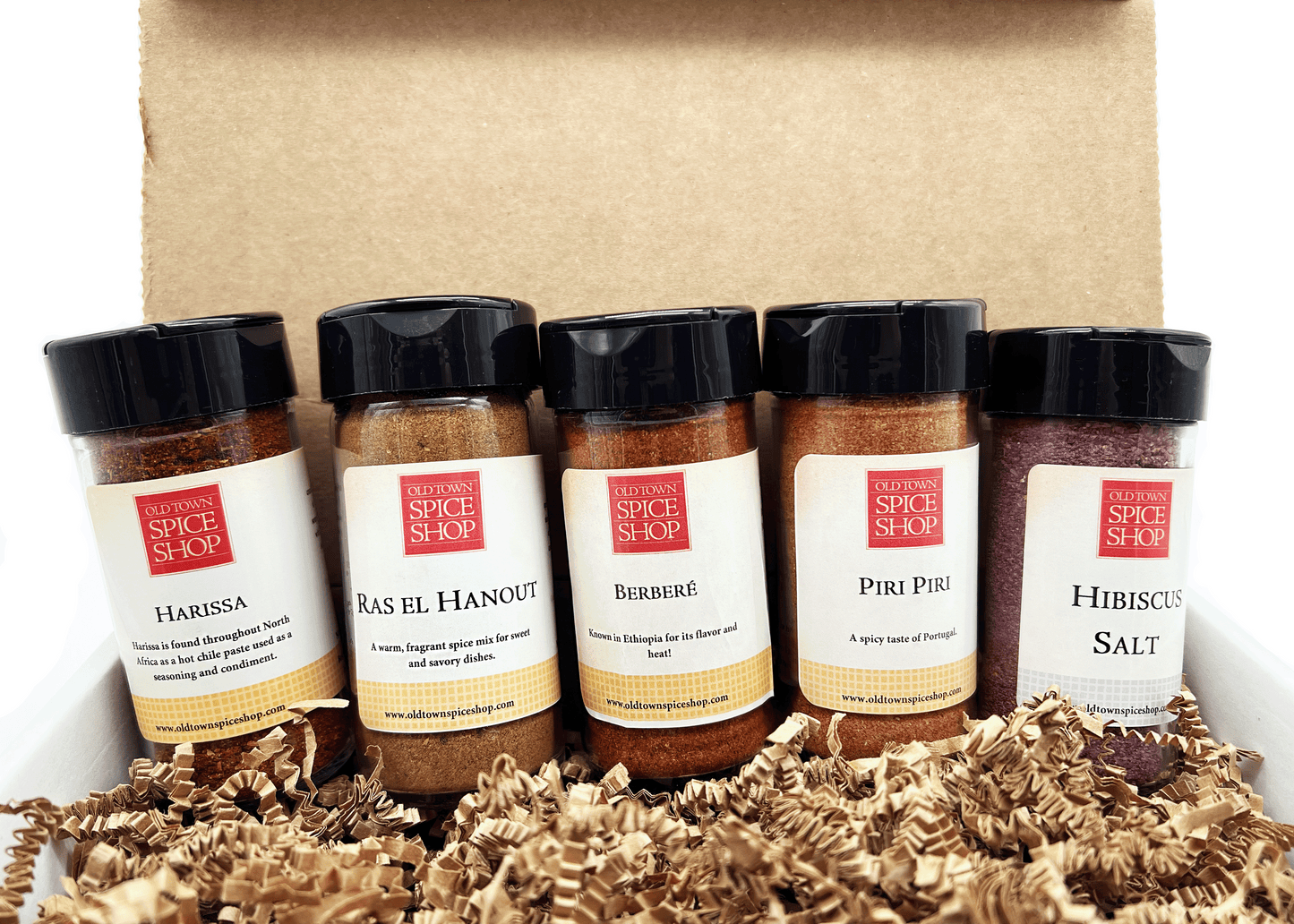 Flavors of Africa Gift Box - 5-Piece Gourmet African Spice & Seasoning Set