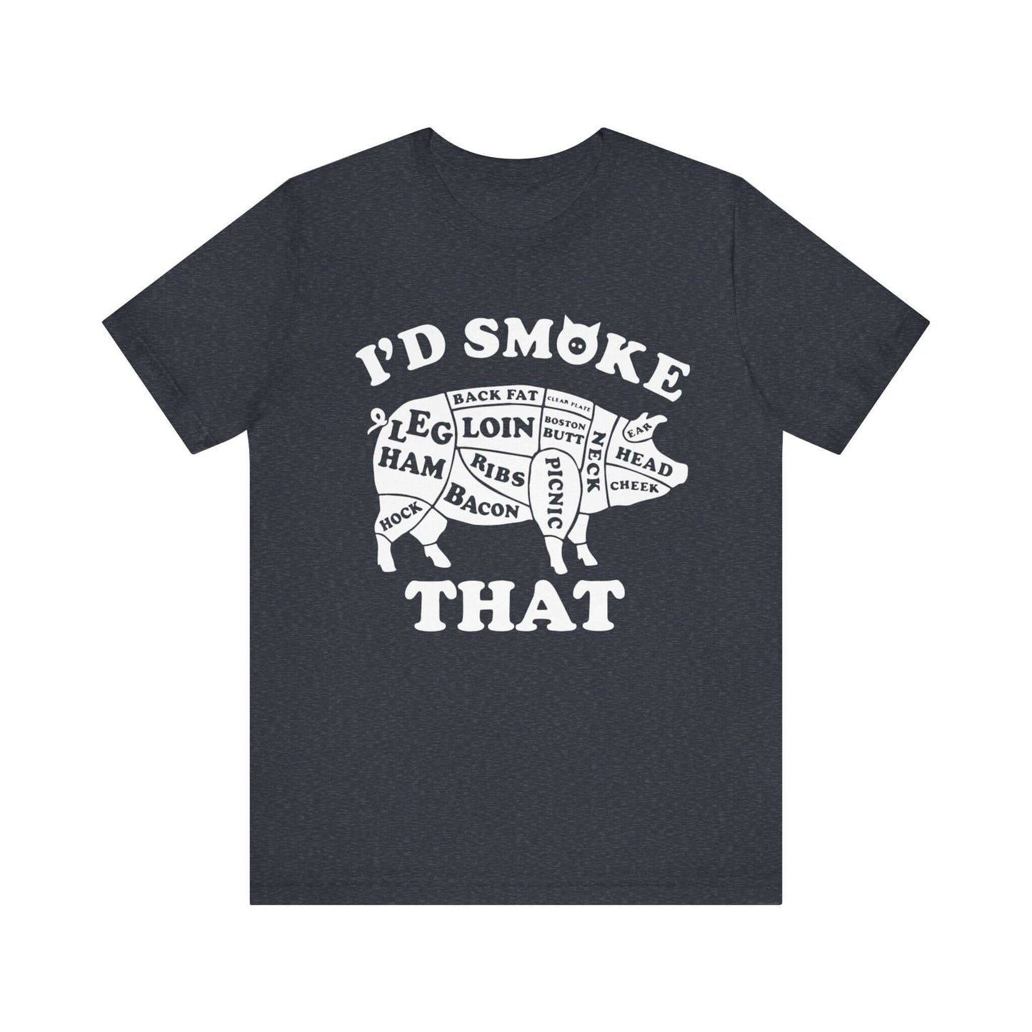 I'D SMOKE THAT PIG BBQ T-SHIRT
