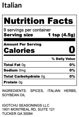 Igotchu Italian Seasoning