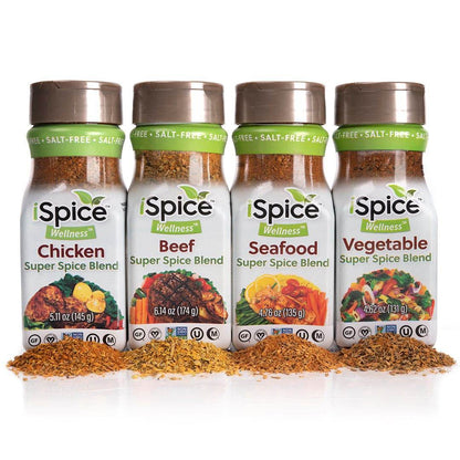 iSpice 4 Pack Wellness Seasoning