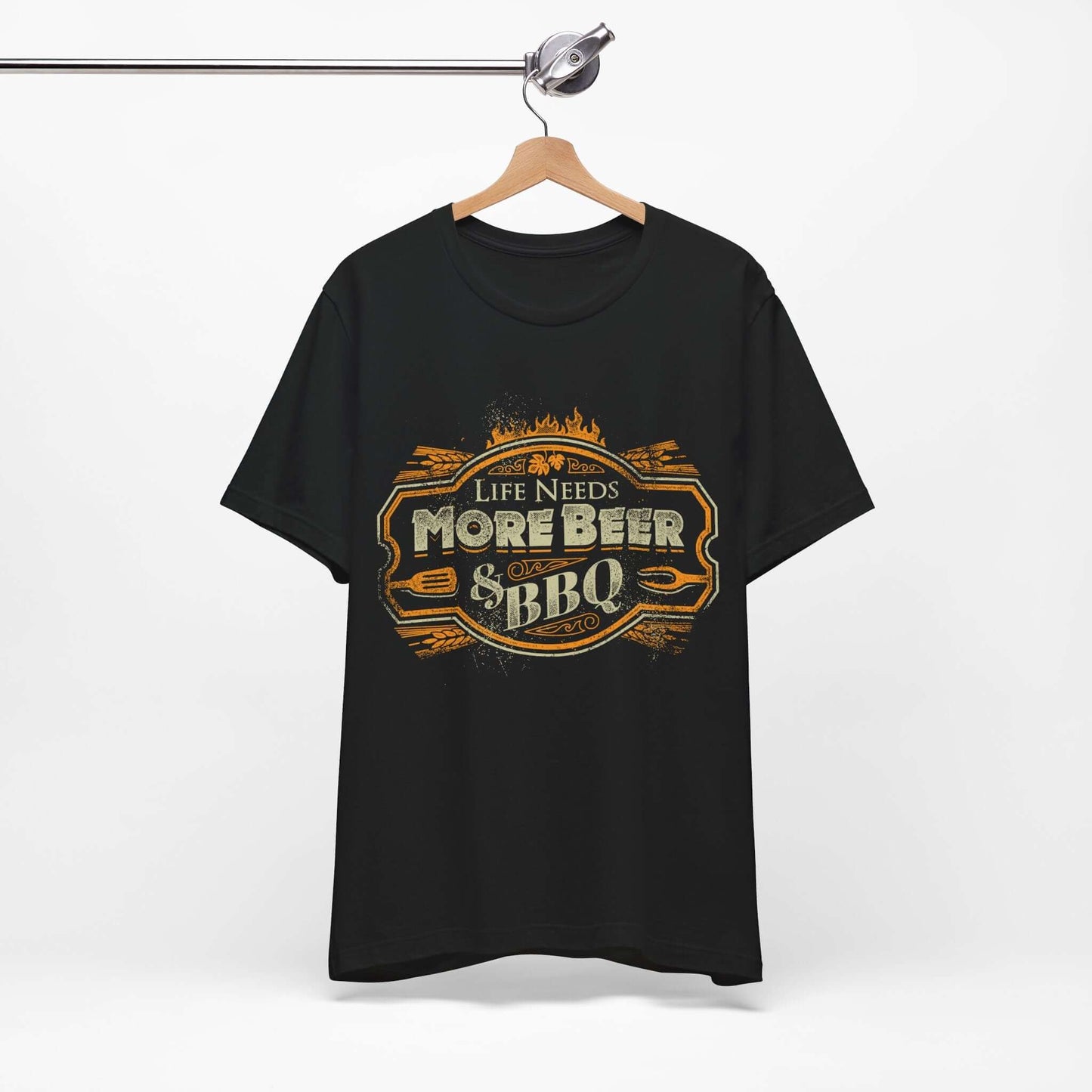 LIFE NEEDS MORE BEER & BBQ T-SHIRT