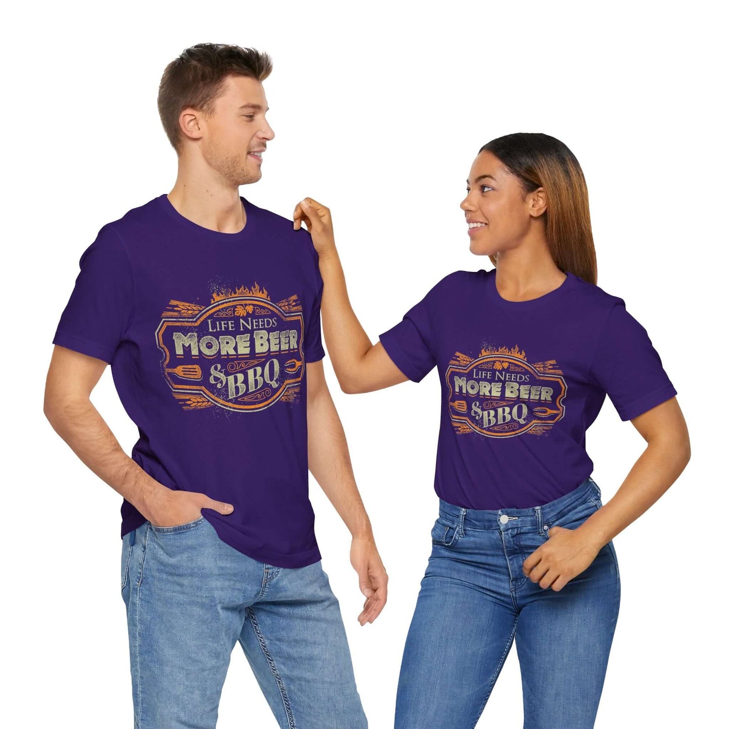 LIFE NEEDS MORE BEER & BBQ T-SHIRT