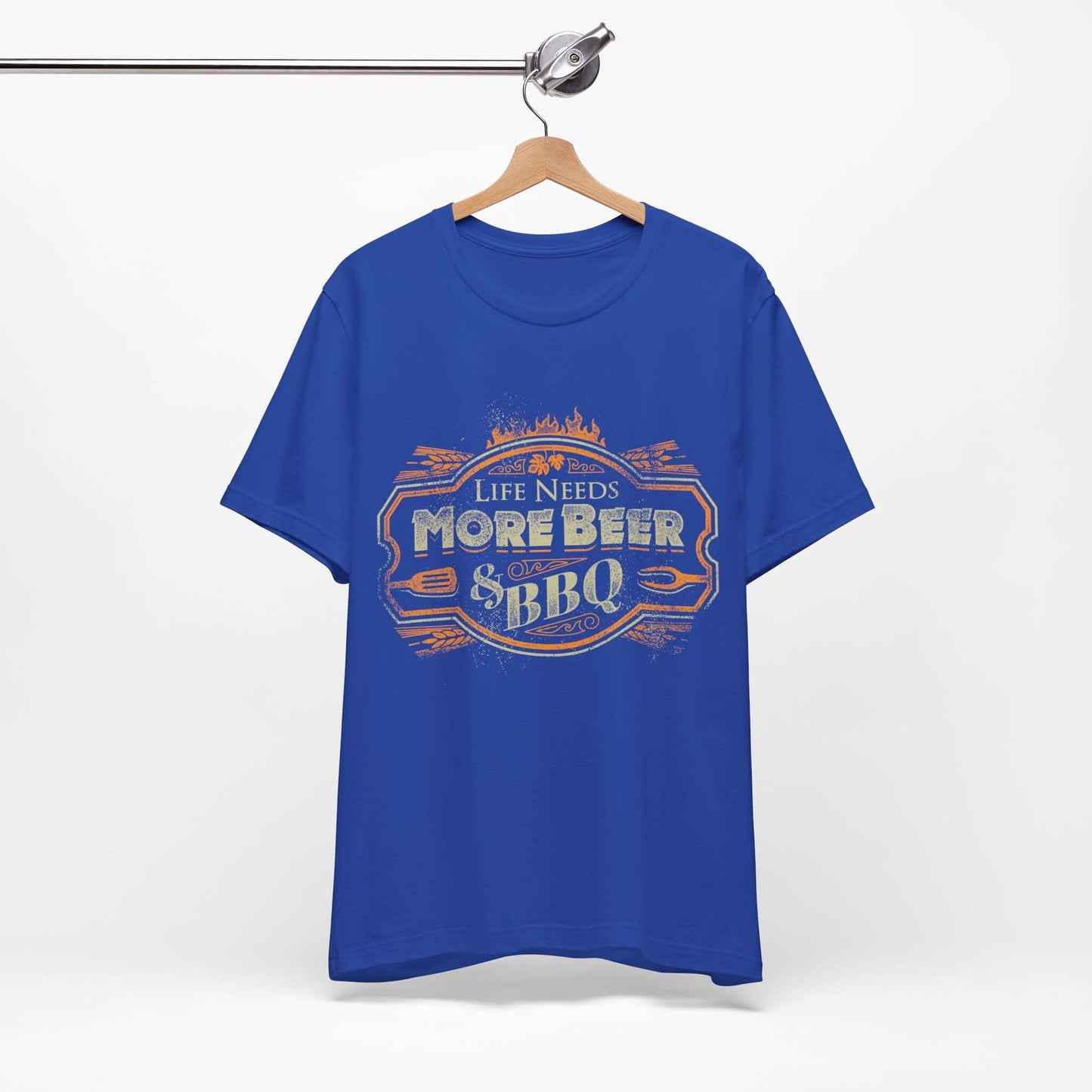 LIFE NEEDS MORE BEER & BBQ T-SHIRT