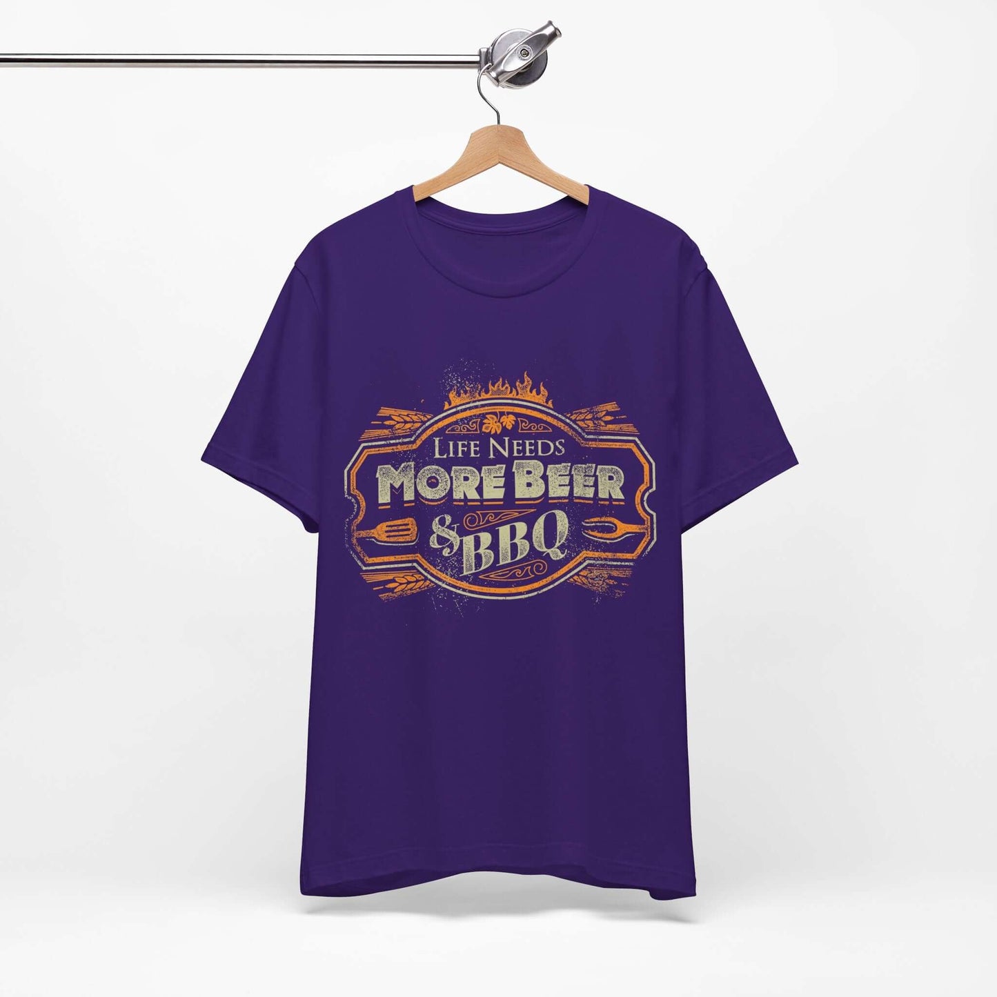 LIFE NEEDS MORE BEER & BBQ T-SHIRT