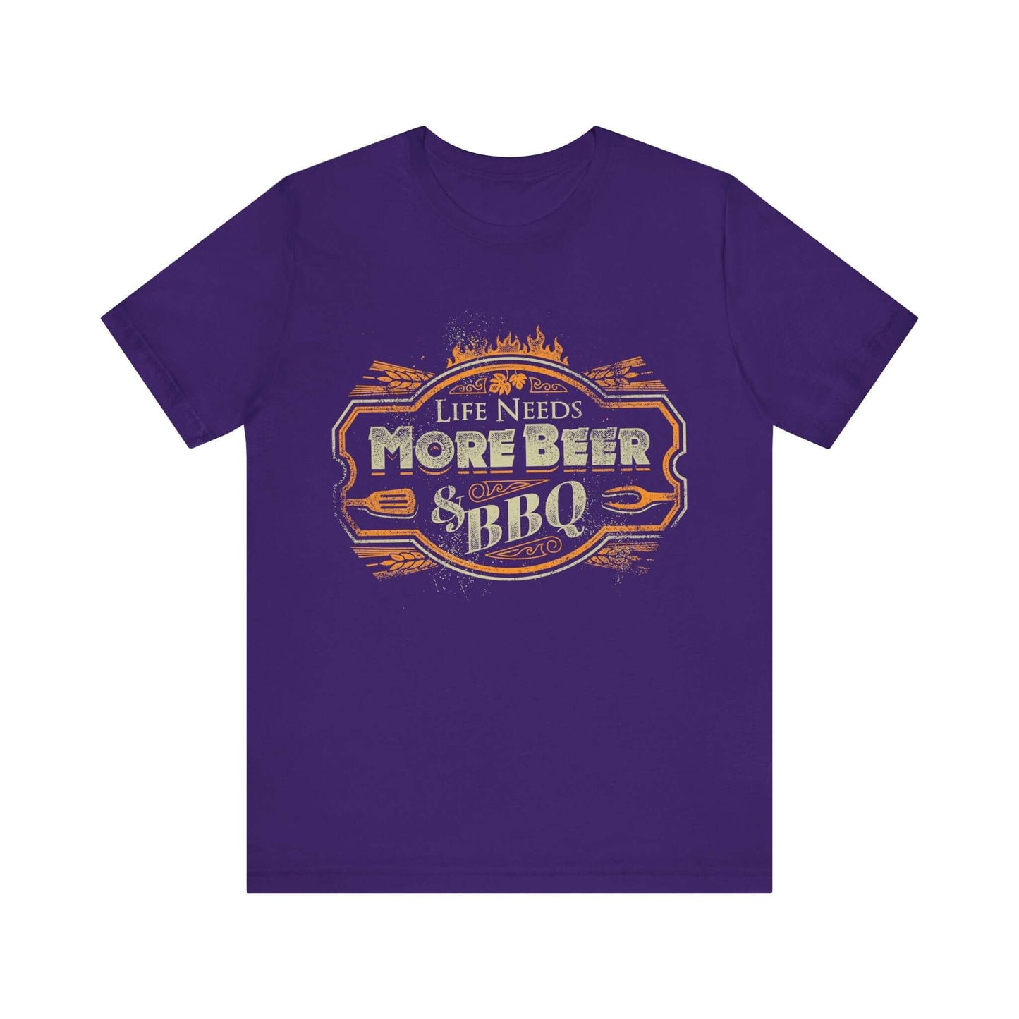 LIFE NEEDS MORE BEER & BBQ T-SHIRT