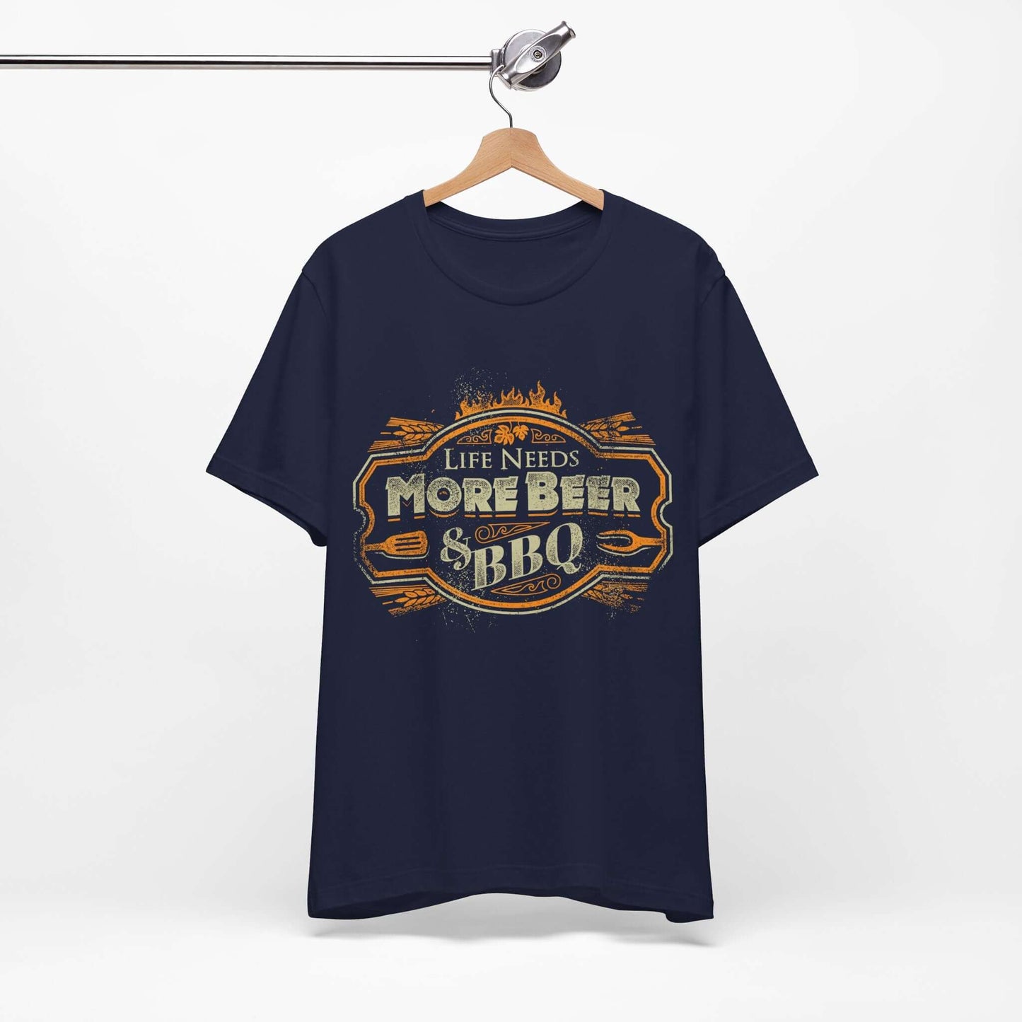 LIFE NEEDS MORE BEER & BBQ T-SHIRT