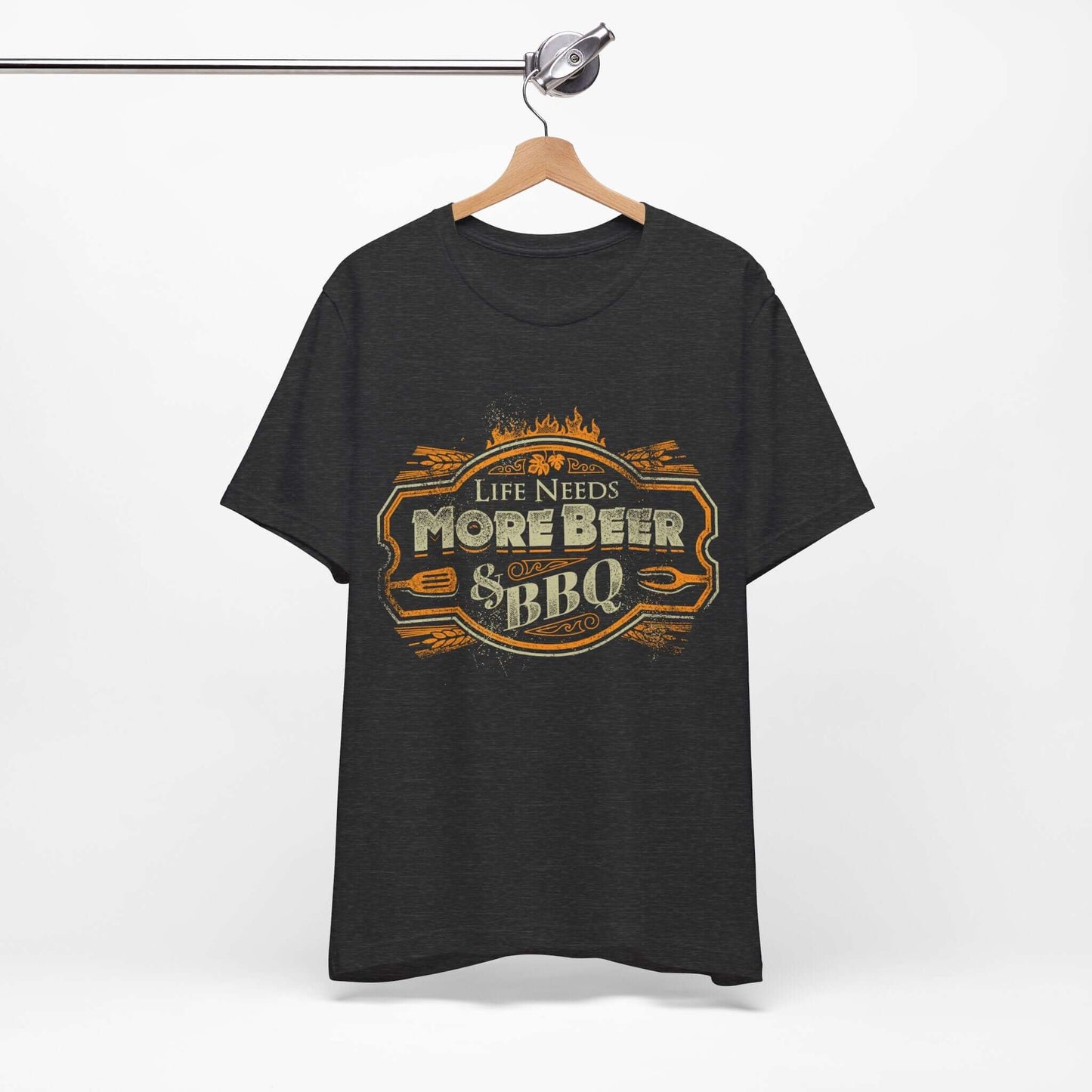 LIFE NEEDS MORE BEER & BBQ T-SHIRT