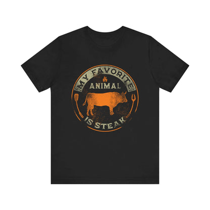 MY FAVORITE ANIMAL IS STEAK BBQ T-SHIRT