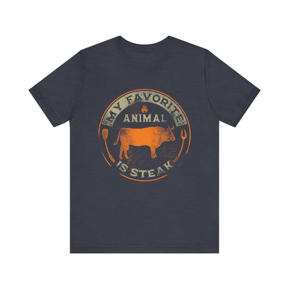 MY FAVORITE ANIMAL IS STEAK BBQ T-SHIRT