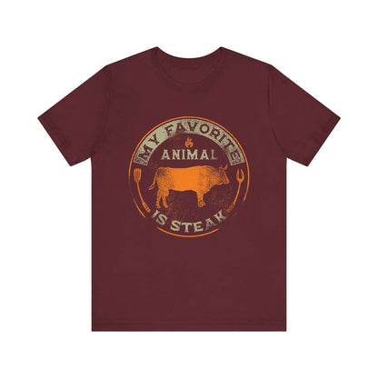 MY FAVORITE ANIMAL IS STEAK BBQ T-SHIRT