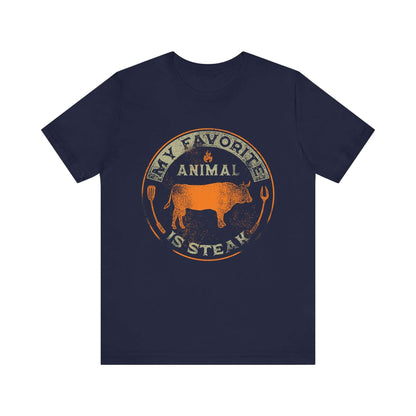 MY FAVORITE ANIMAL IS STEAK BBQ T-SHIRT