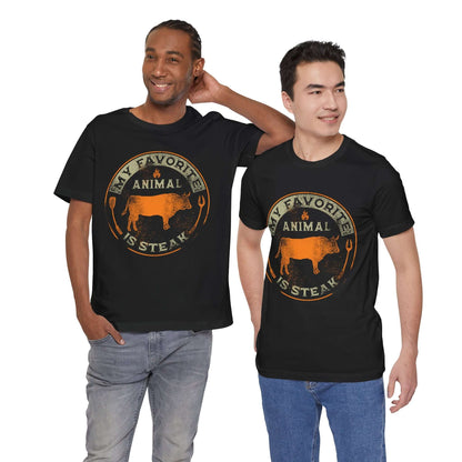 MY FAVORITE ANIMAL IS STEAK BBQ T-SHIRT
