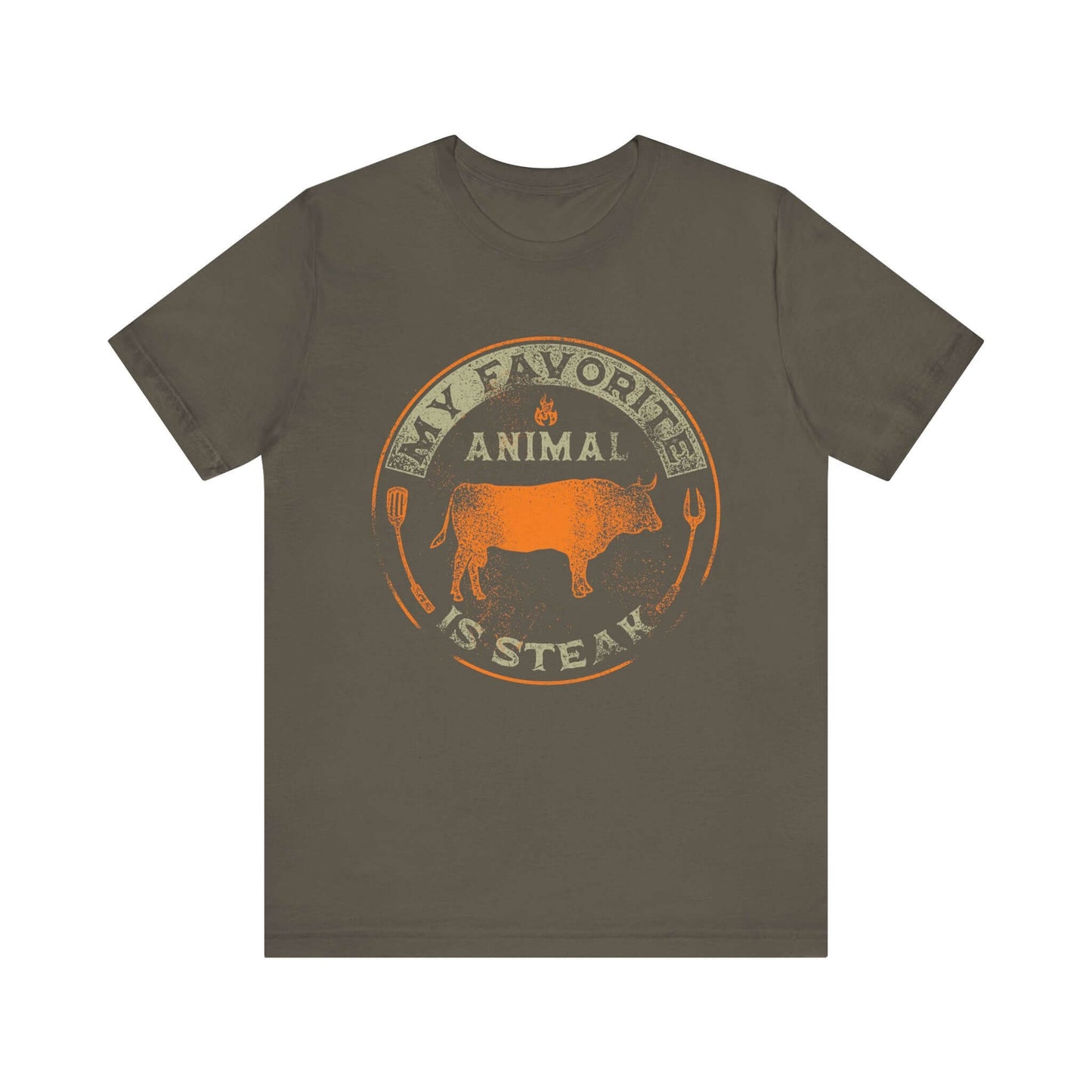 MY FAVORITE ANIMAL IS STEAK BBQ T-SHIRT