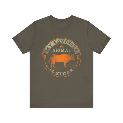 MY FAVORITE ANIMAL IS STEAK BBQ T-SHIRT