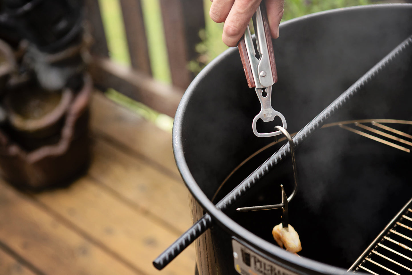 Heavy Duty Stainless Steel Tongs with Bottle Opener