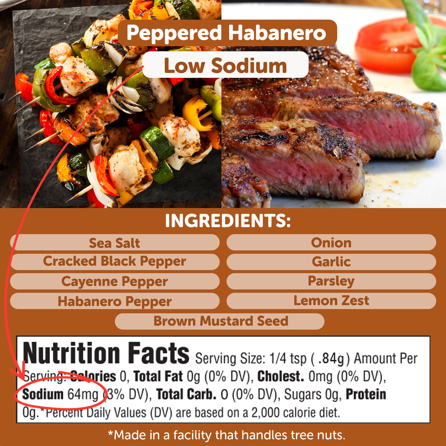 Peppered Habanero Hot Grill Spice