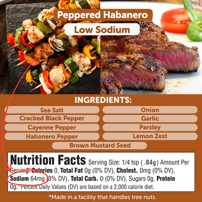 Peppered Habanero Hot Grill Spice