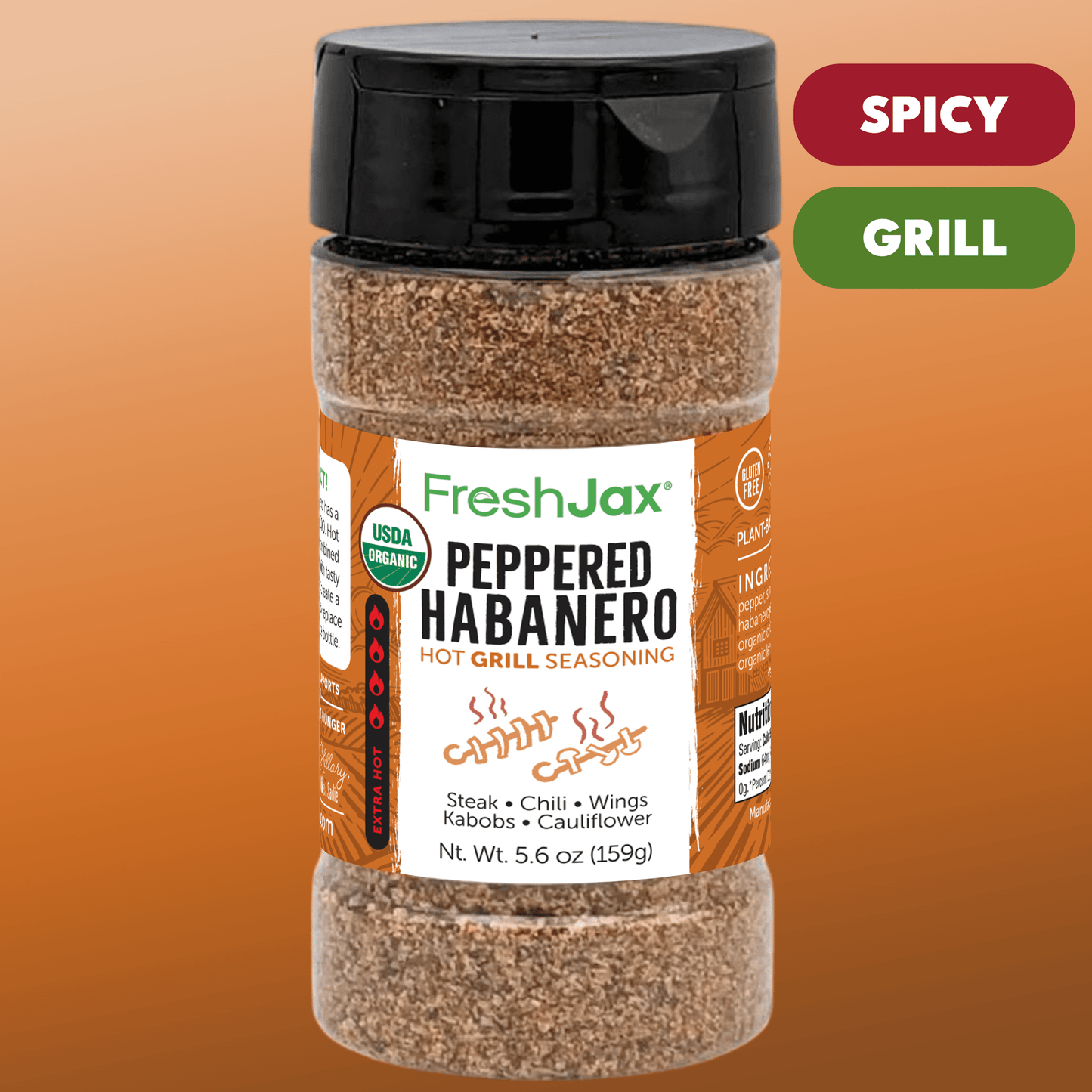 Peppered Habanero Hot Grill Spice