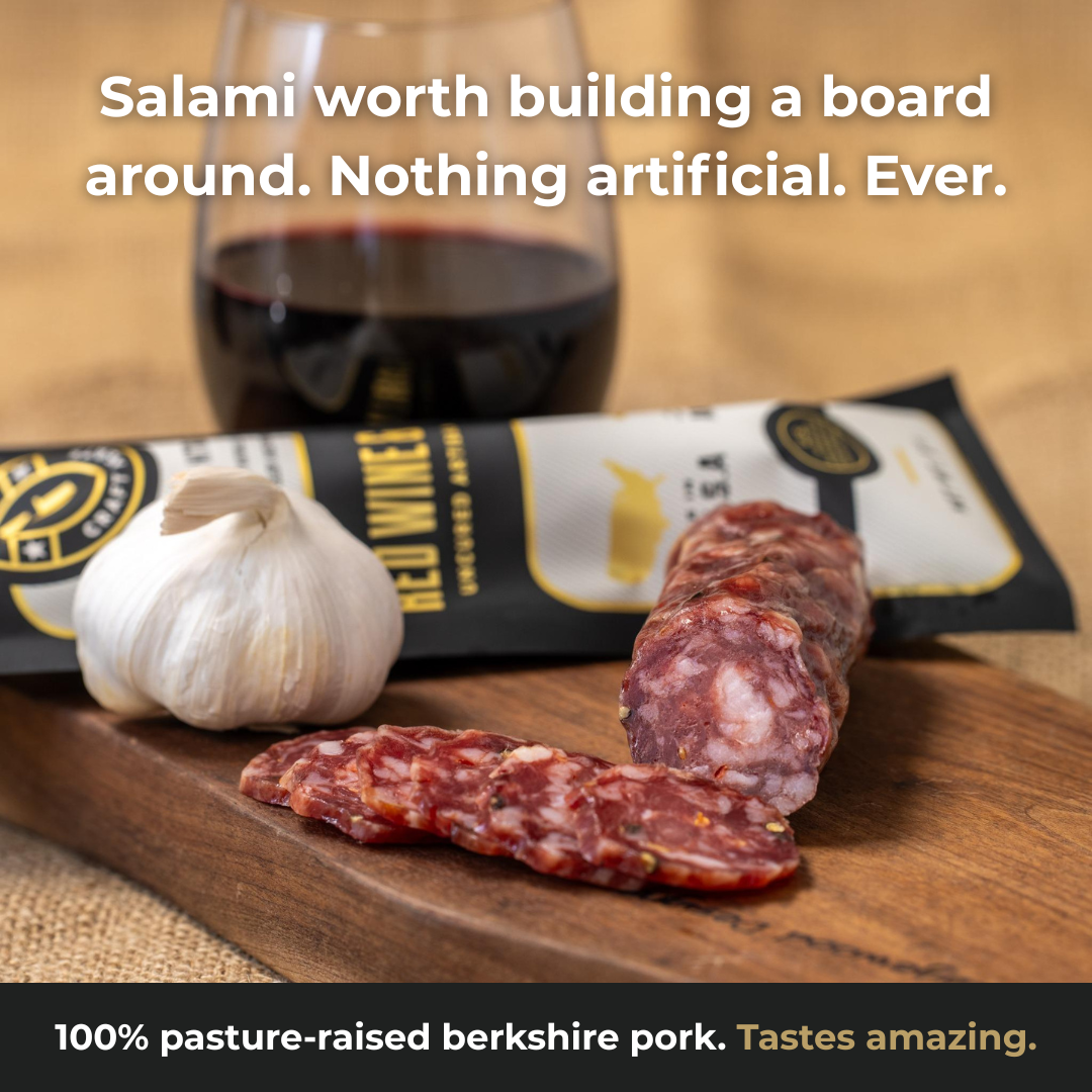Red Wine & Garlic Salami