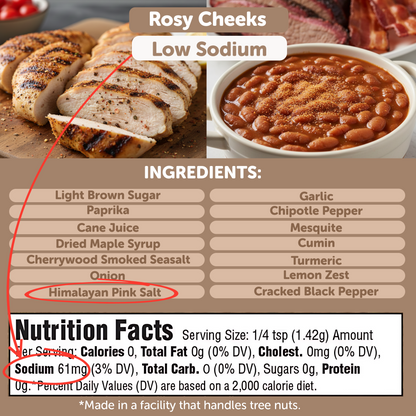 Rosy Cheeks Maple Bourbon BBQ Blend
