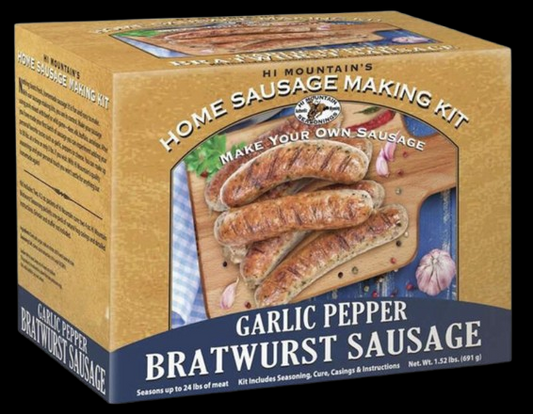 Bratwurst Kit - Garlic Pepper