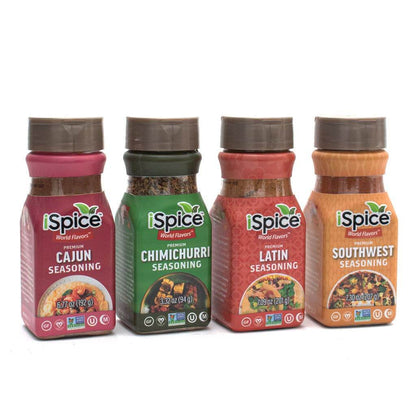 iSpice 4 Pack of Ethnic Seasoning