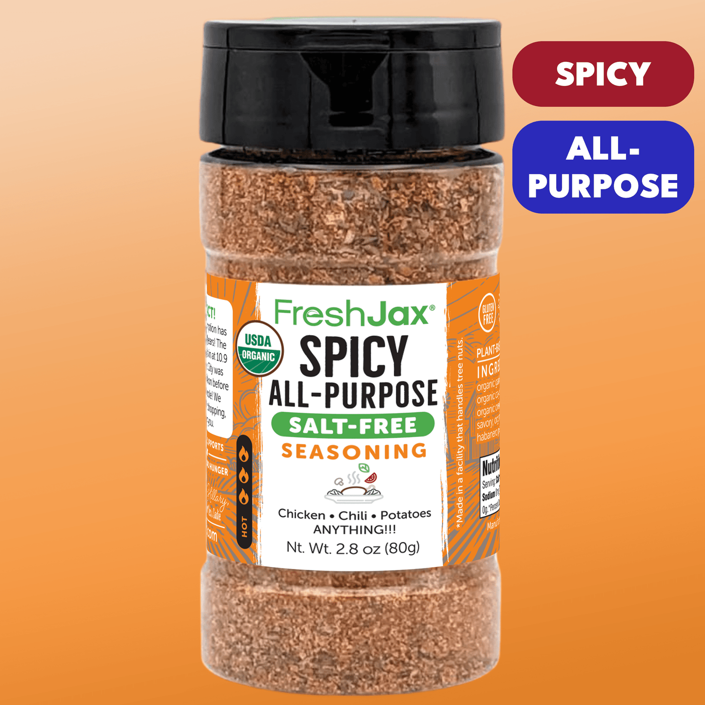 Organic Salt-Free Spicy All-Purpose Seasoning