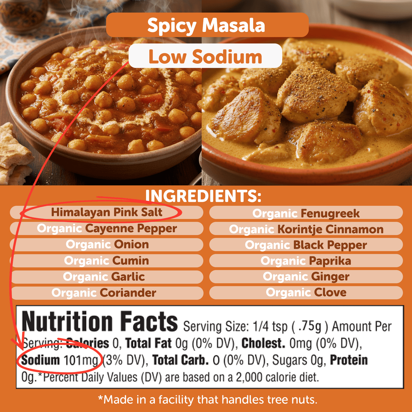 Spicy Masala Organic Seasoning