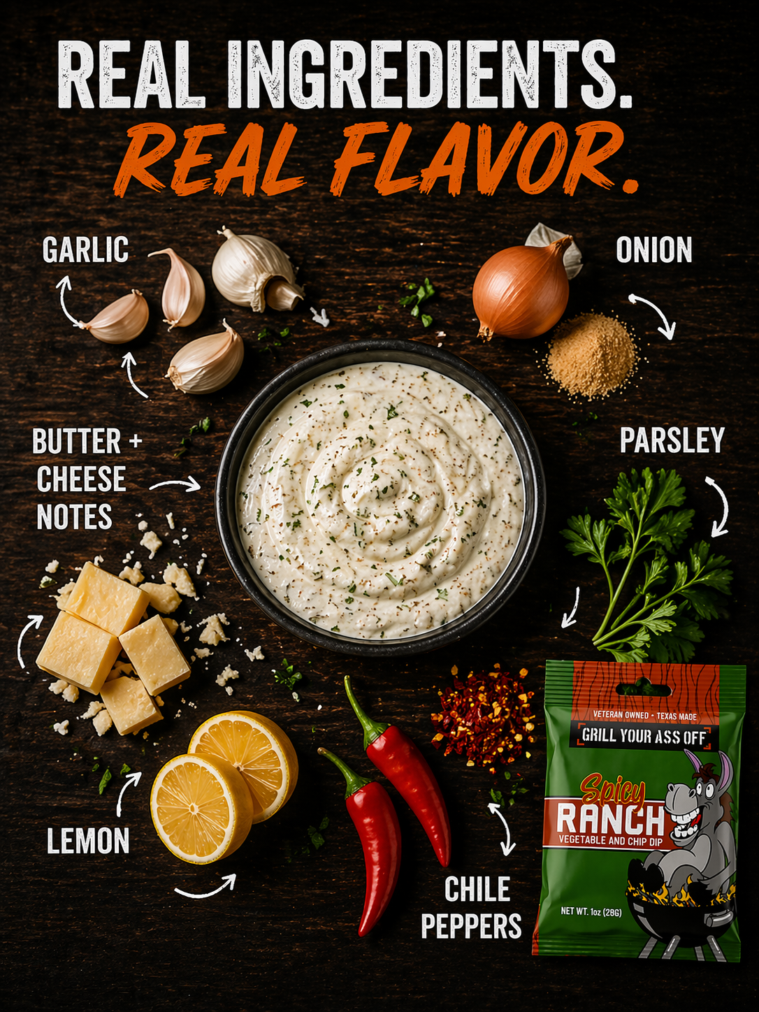 Spicy Ranch Dip Mix