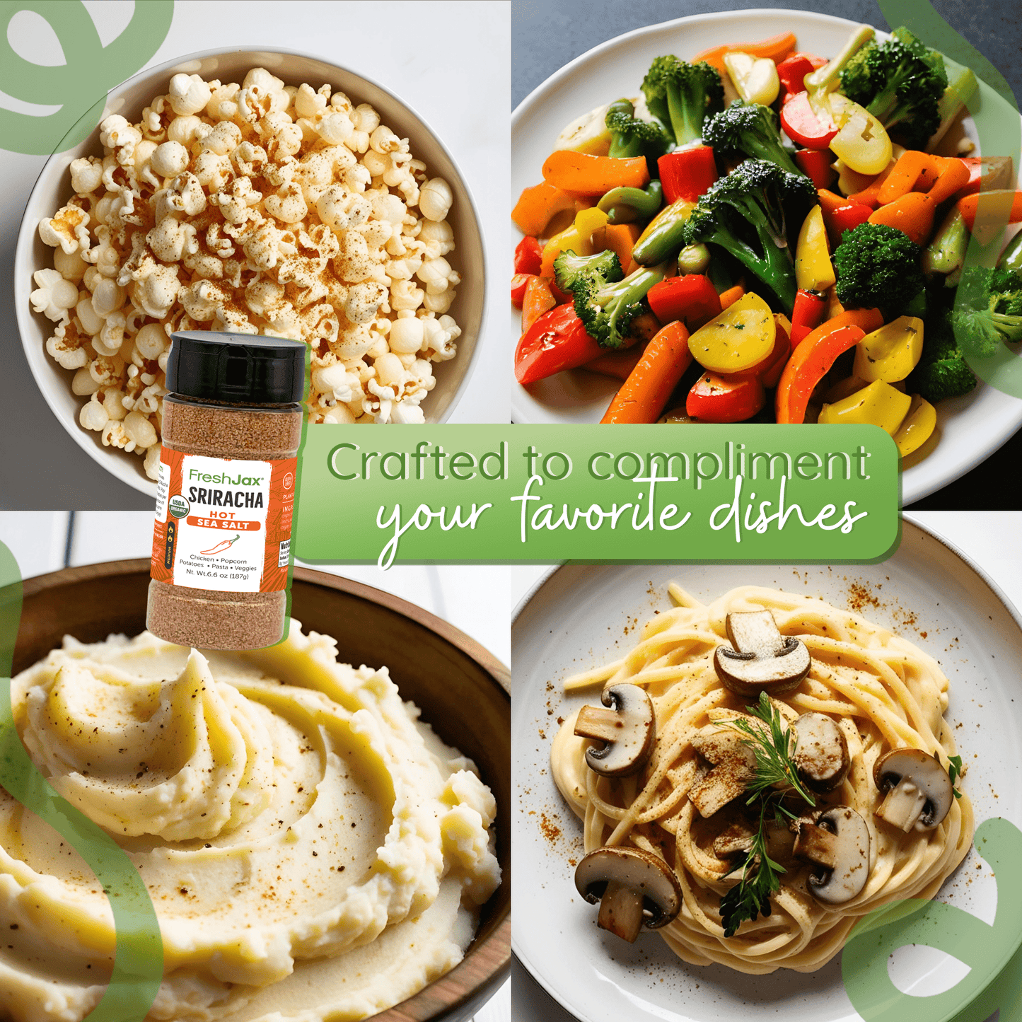 Organic Sriracha Hot Sea Salt Blend