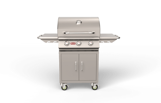 Bull Steer 25-Inch 3-Burner Freestanding Gas Grill
