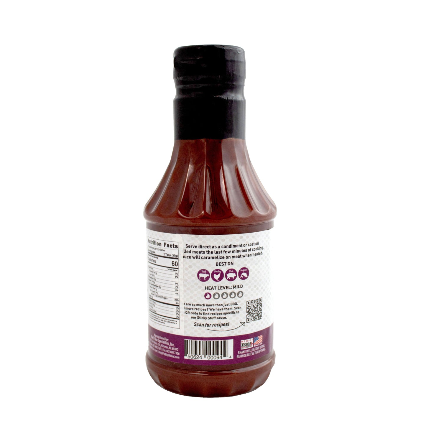 Sticky Stuff Gluten Free Natural BBQ Sauce