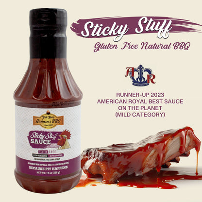 Sticky Stuff Gluten Free Natural BBQ Sauce