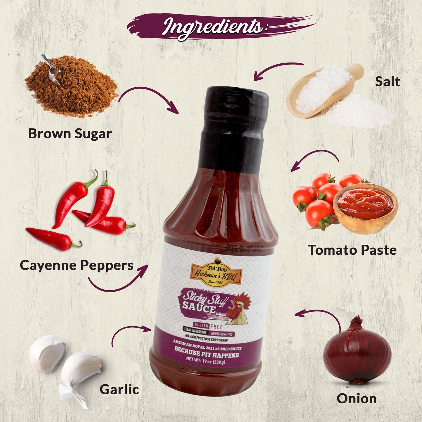 Sticky Stuff Gluten Free Natural BBQ Sauce