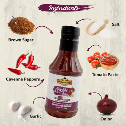 Sticky Stuff Gluten Free Natural BBQ Sauce