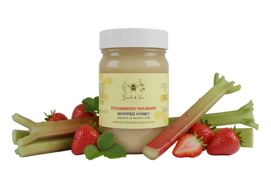 STRAWBERRY RHUBARB WHIPPED HONEY