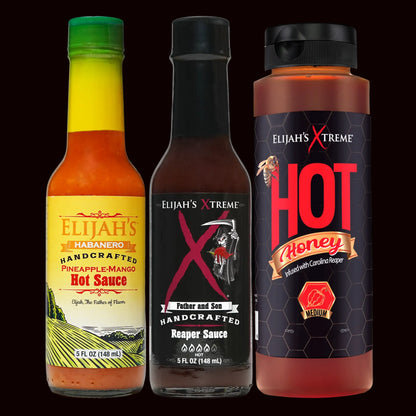 SWEET & HEAT TRIO HOT SAUCE VARIETY PACK