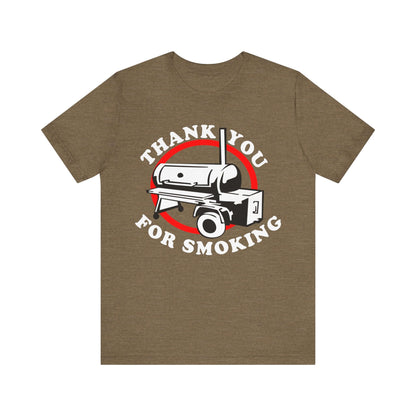 THANK YOU FOR SMOKING BBQ T-SHIRT